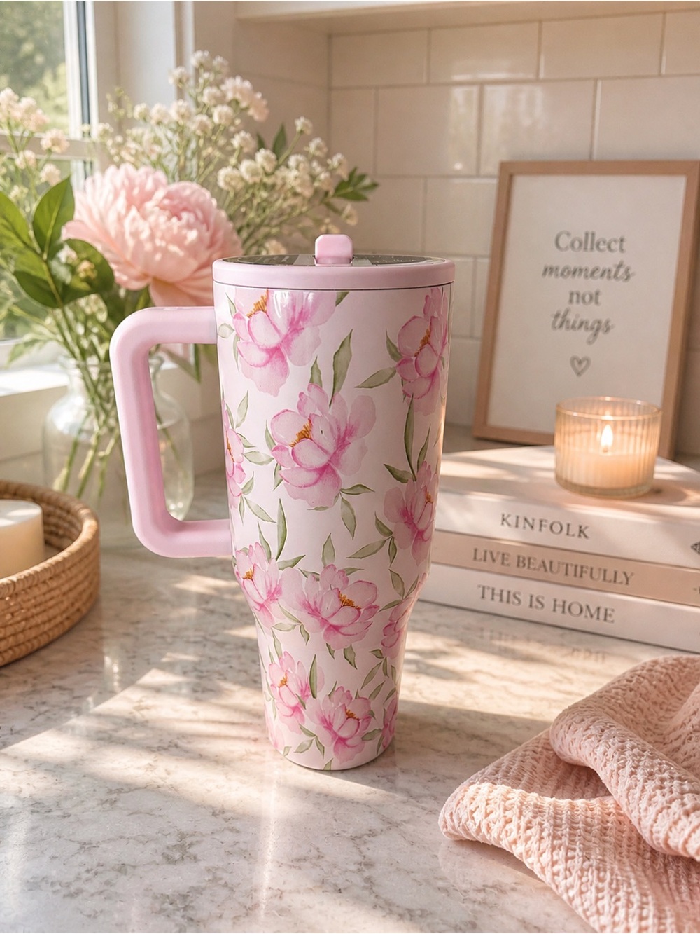 HydroJug 🌸 Jessica 40oz Traveler Tumbler Limited Edition!!